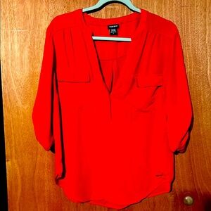 Women's Red Blouse